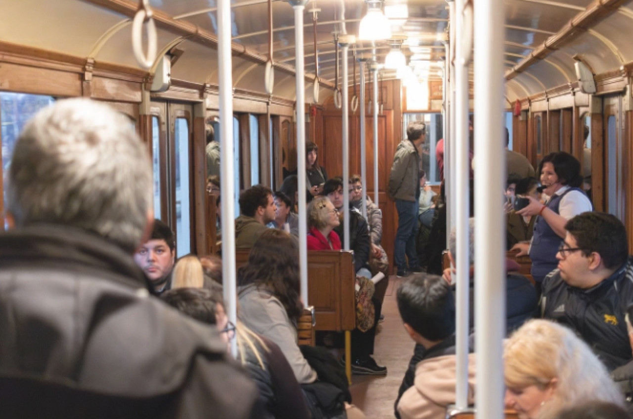 Aniversario 110° del Subte de Buenos Aires. Foto:NA.