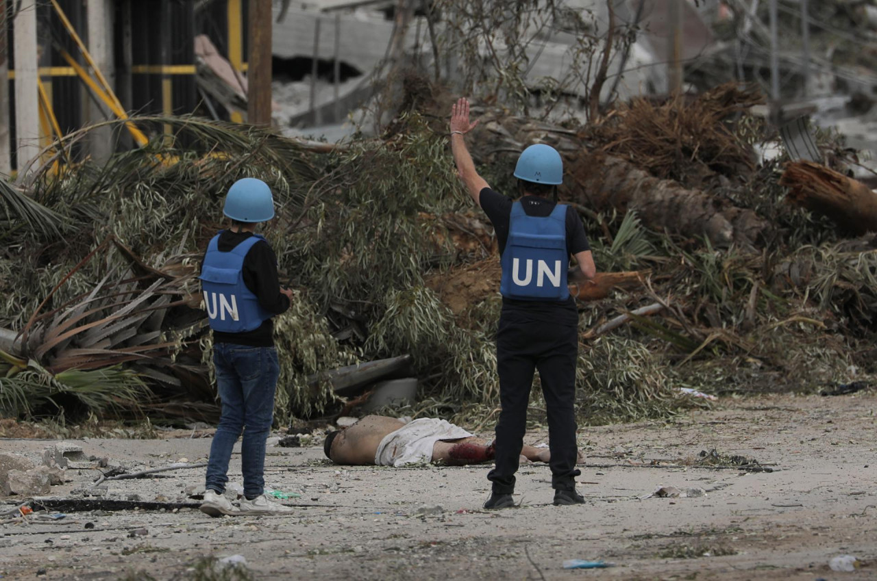 Guerra en Gaza. Foto: EFE