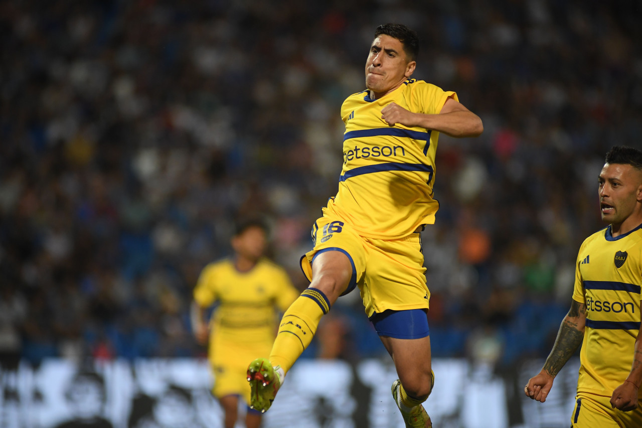 Miguel Merentiel; Godoy Cruz vs Boca Juniors. Foto: Télam