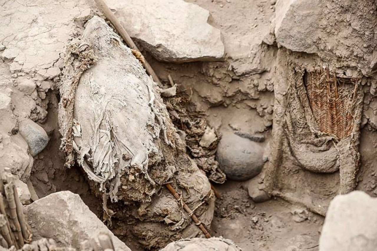 Descubren 5 momias en Perú. Foto: X/@hoy_paraguay