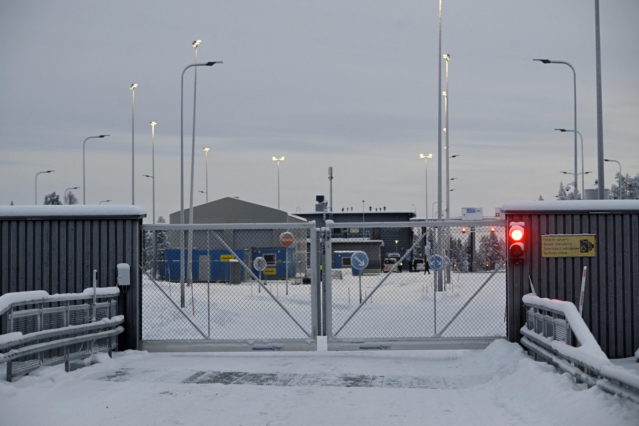 Frontera entre Finlandia y Rusia. Foto: Reuters.