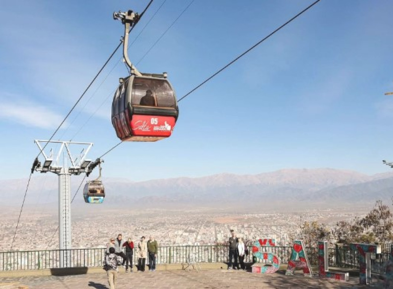 Teleférico en Salta. Foto: NA