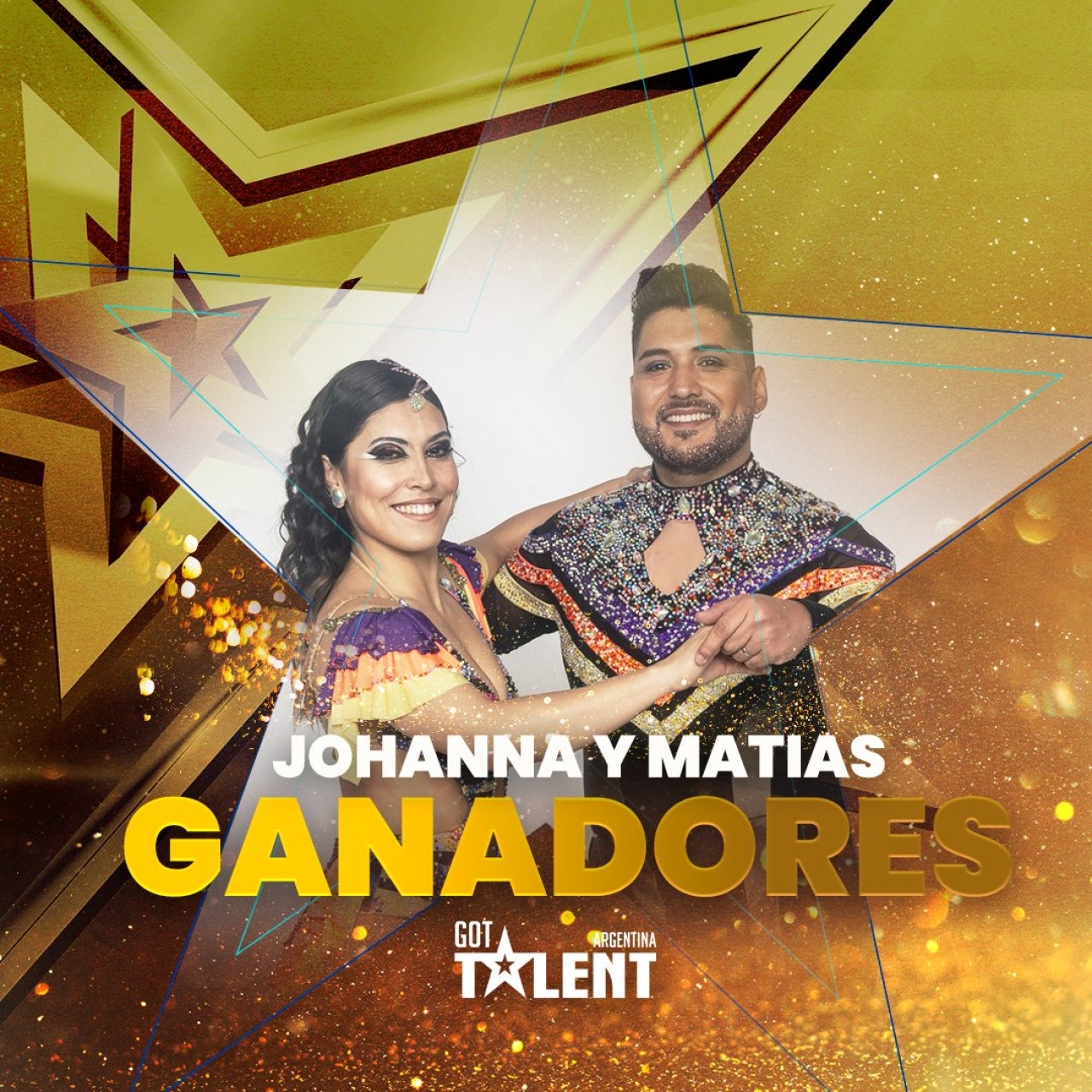 Matías y Johanna Ortiz, ganadores de Got Talent Argentina. Foto: Twitter.