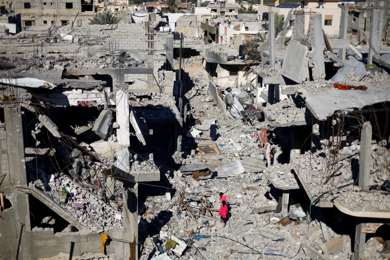 Destrucciones en Gaza. Foto: Reuters.