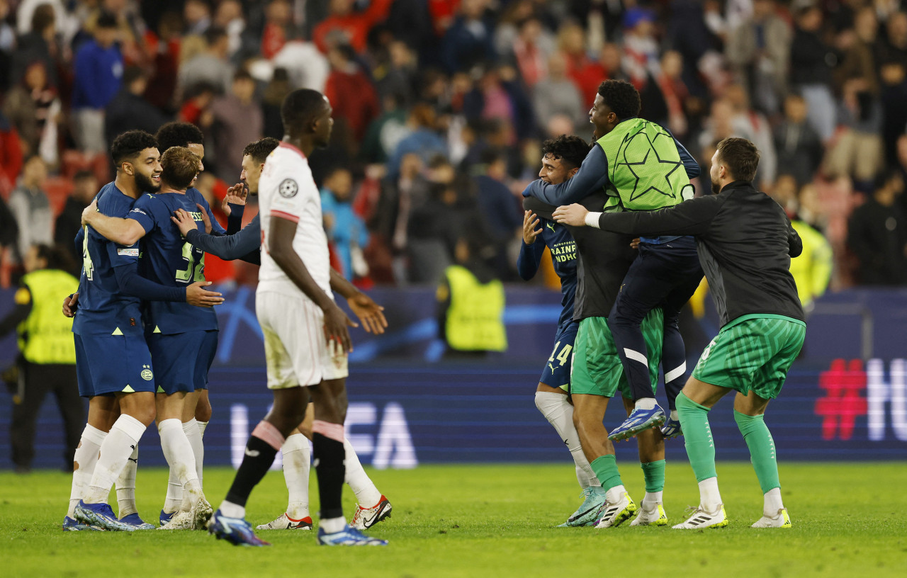 Champions League, Sevilla vs. PSV. Foto: REUTERS.