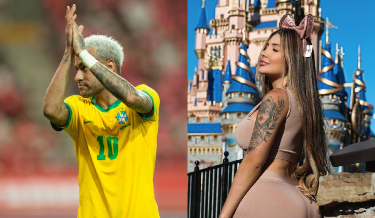 Una modelo de OnlyFans publicó sus chats con Neymar. Foto: Twitter