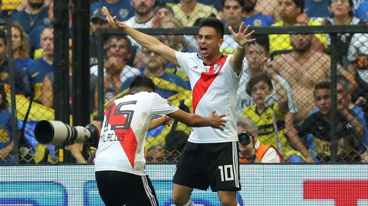 El grito de gol del Pity. Foto: Reuters