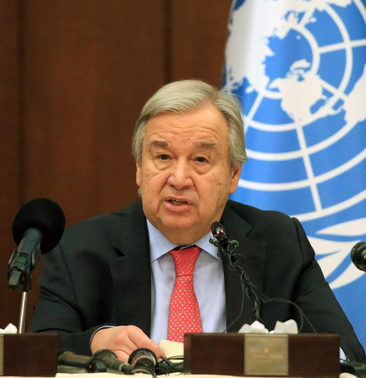 COP28: el secretario general de la ONU, Guterres, dijo que "El récord de calor de 2023 debería estremecer al mundo". EFE