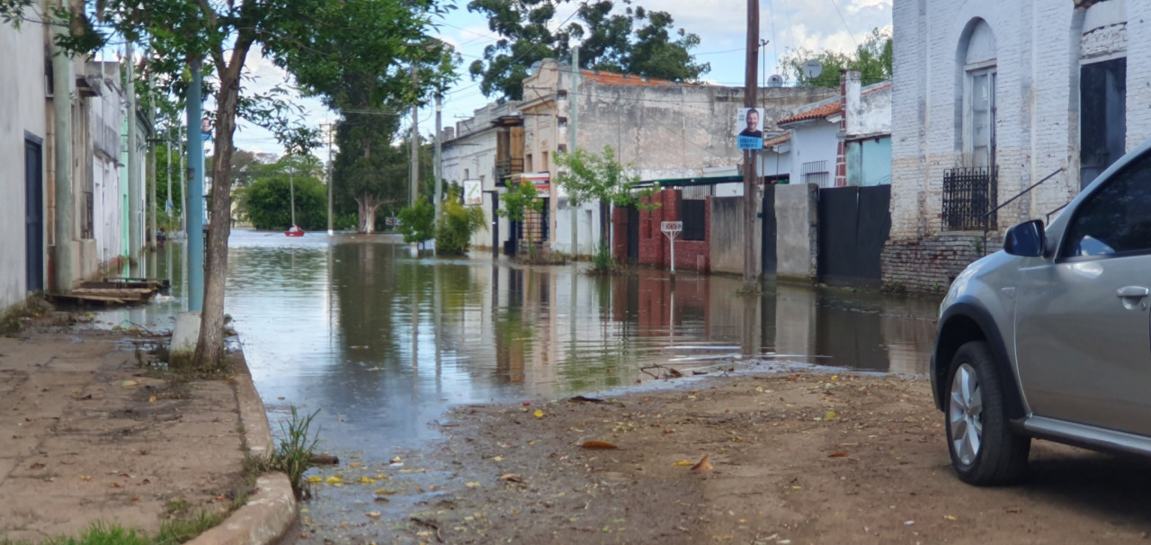 Inundaciones en Concordia, Entre Ríos. Foto: X/ @Estacion_bcp
