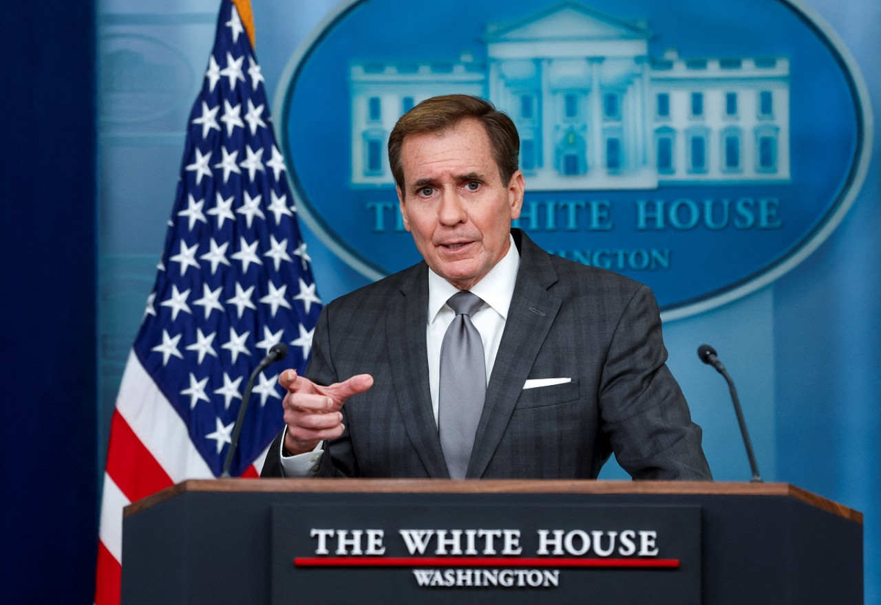 John Kirby, portavoz del Consejo de Seguridad Nacional de la Casa Blanca. Foto: Reuters.