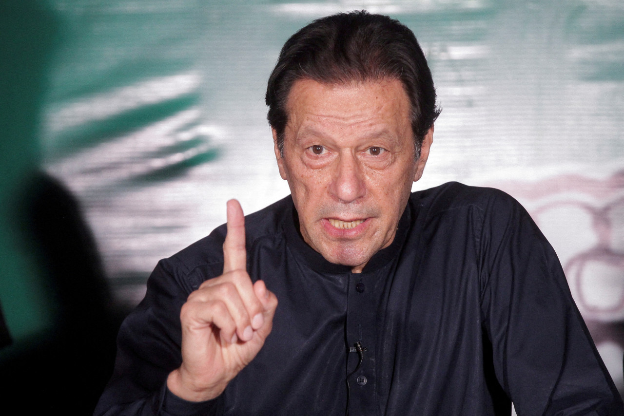 Imran Khan, ex primer ministro de Pakistán. Foto: REUTERS.