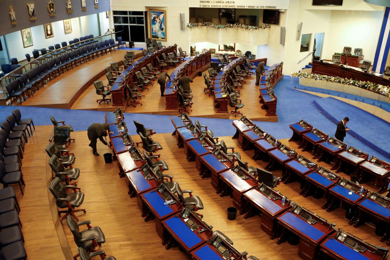 Asamblea Legislativa de El Salvador. Foto: Reuters.