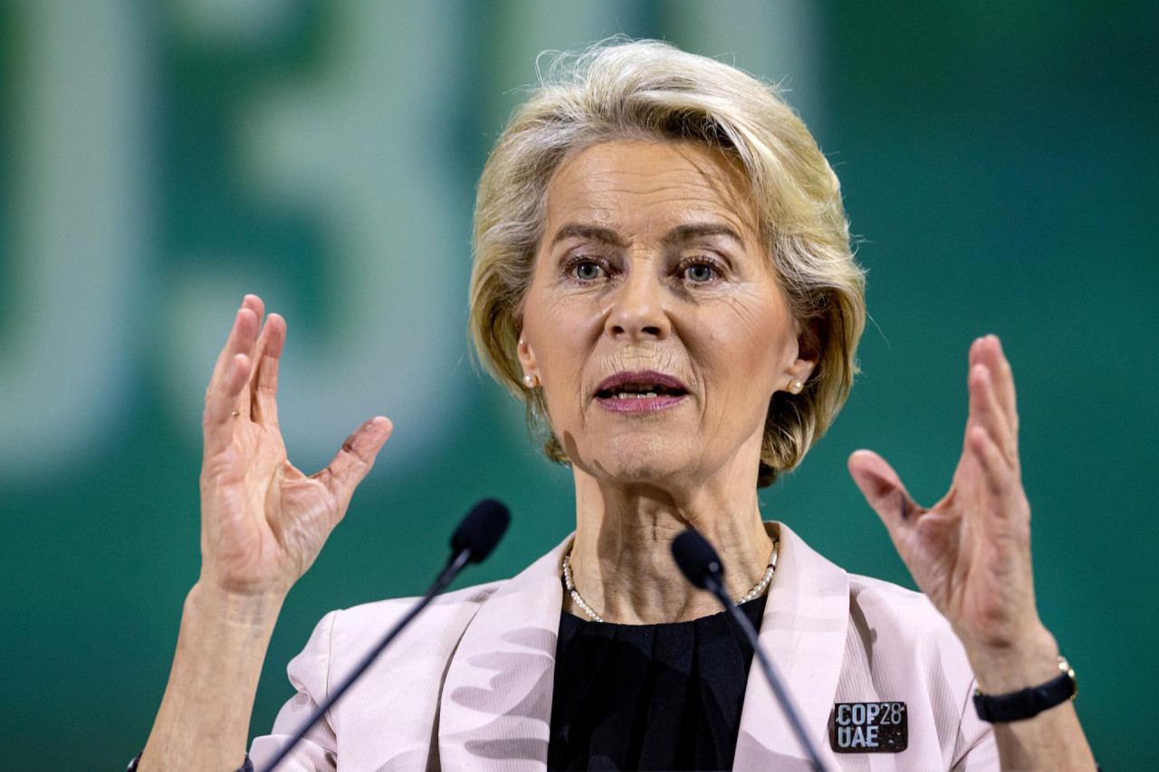 Úrsula Von der Leyen en la COP28. Foto: EFE.