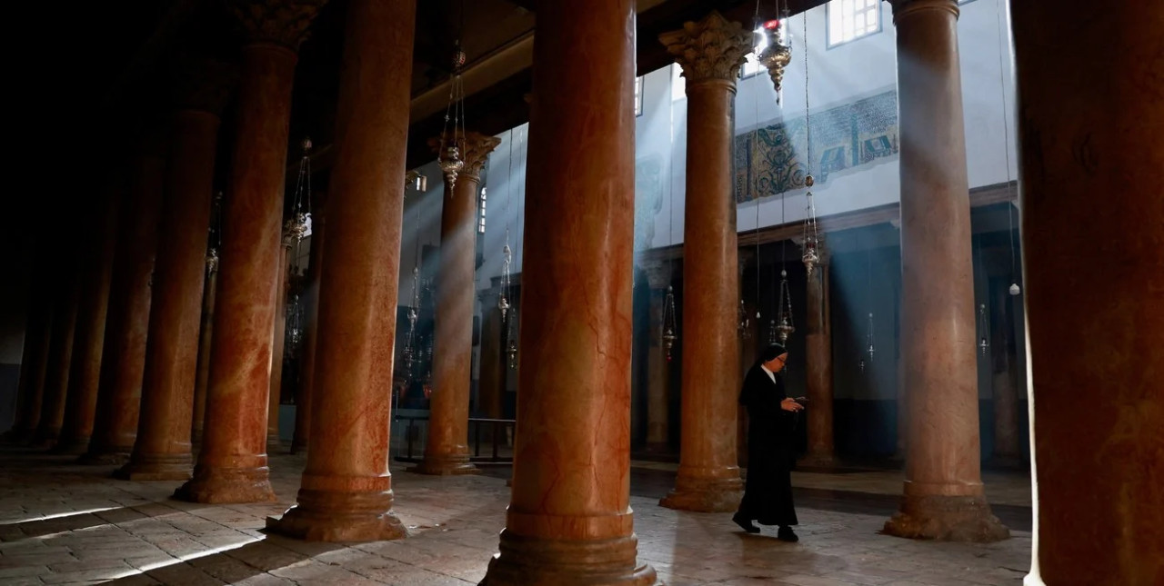 La iglesia de la Natividad en Belén. Foto: Reuters.