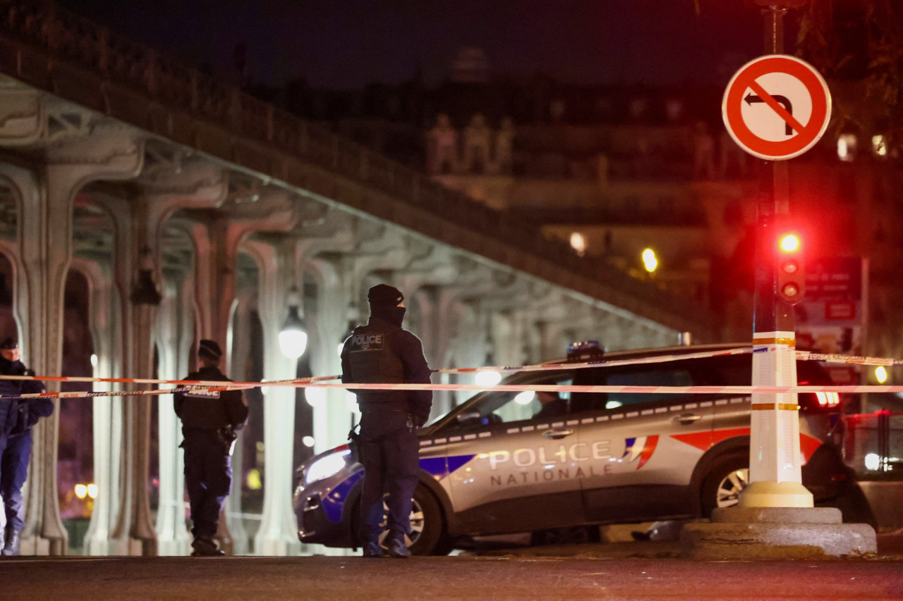 Atentado en París, policía francesa. Foto: Reuters.