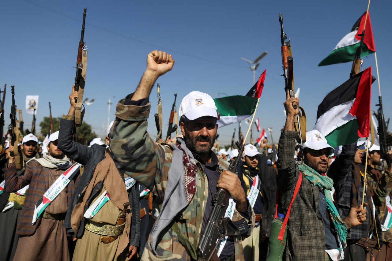 Hutíes rebeldes de Yemen. Foto: EFE.