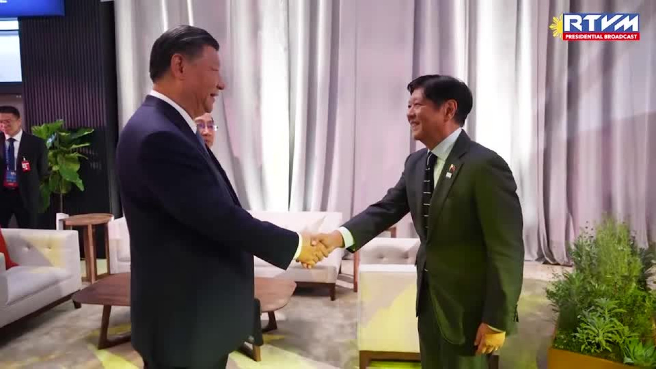 Xi Jinping y Ferdinand Marcos Jr. Foto: Reuters.