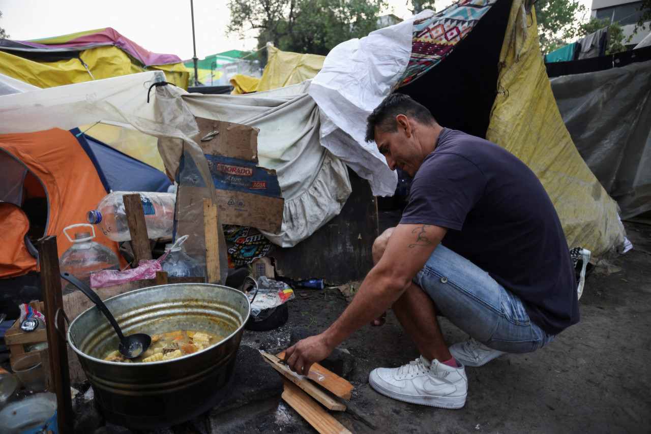 Migrantes en Latinoamérica. Foto: Reuters.