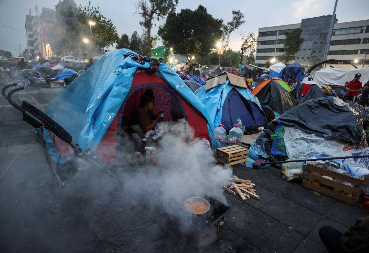 Migrantes en Latinoamérica. Foto: Reuters.