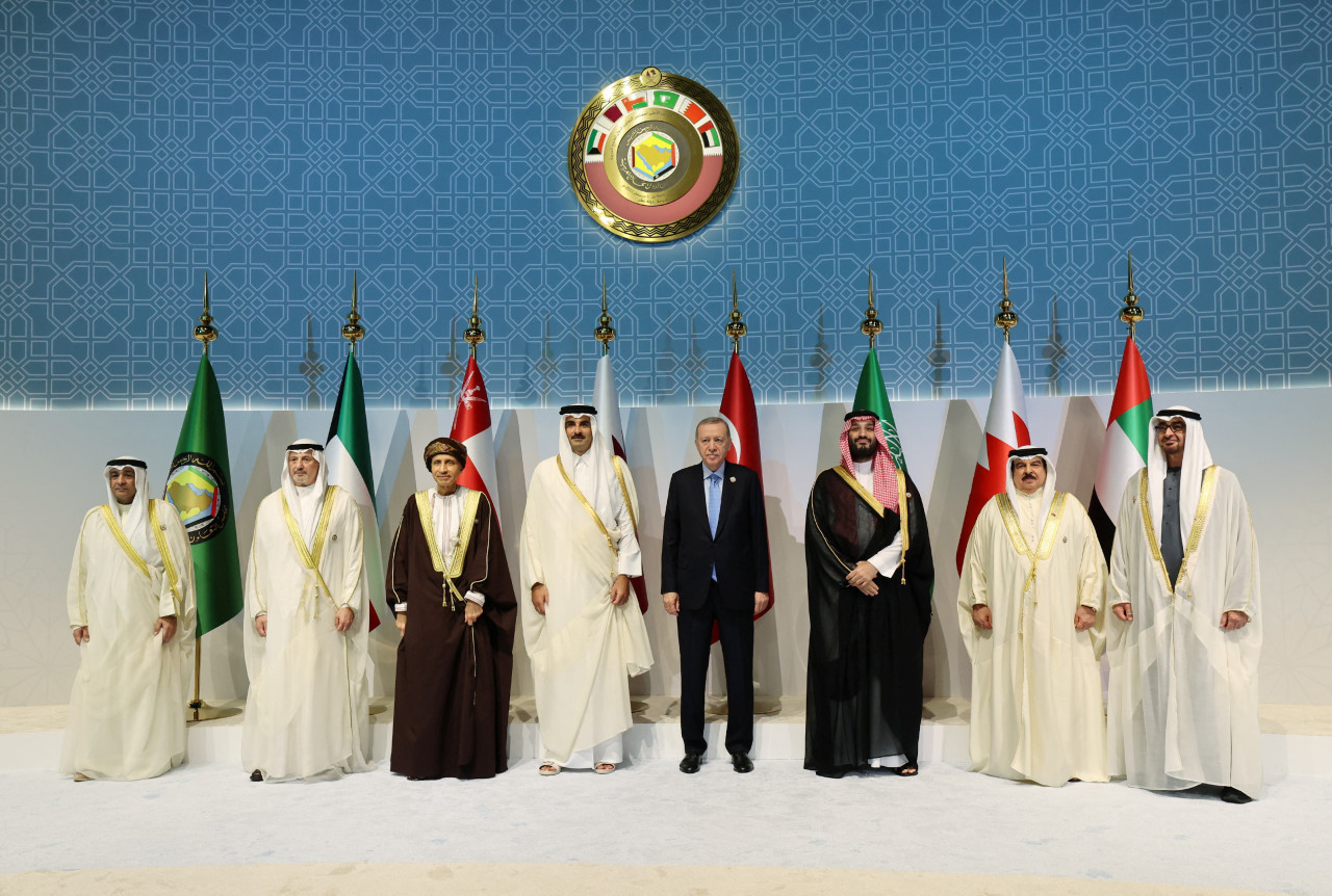 Cumbre del Consejo de Cooperación del Golfo en Doha. Erdoga. Reuters.
