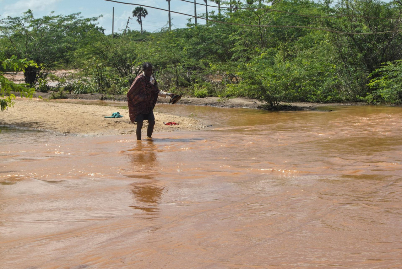 Fotografía de archivo de inundaciones en Kenia. EPA/STR. EFE