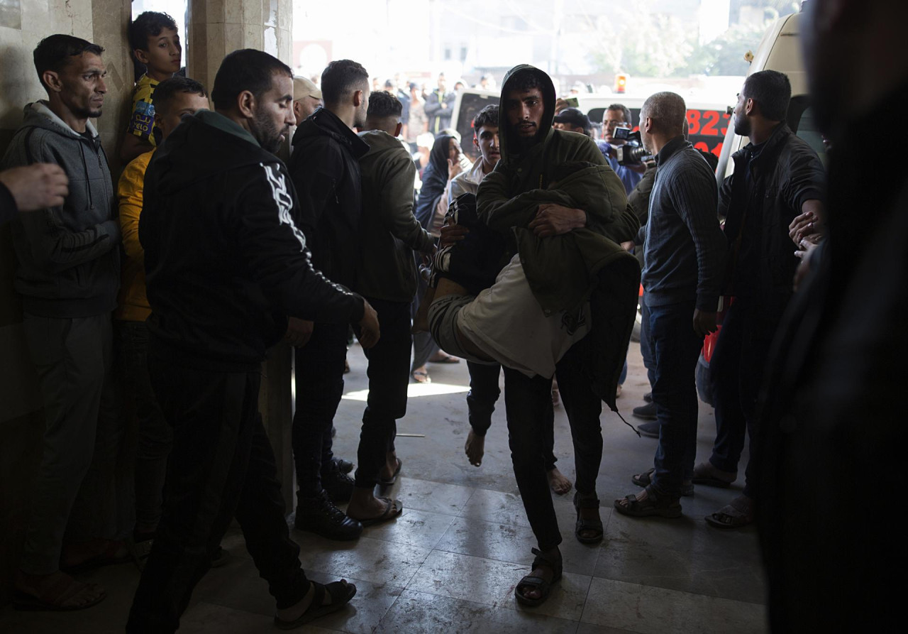 Hospital Khan Yunis en Gaza. Foto: Reuters.