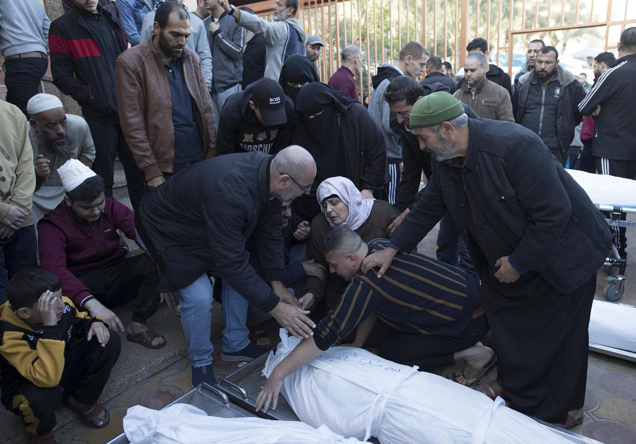 Hospital Khan Yunis en Gaza. Foto: Reuters.