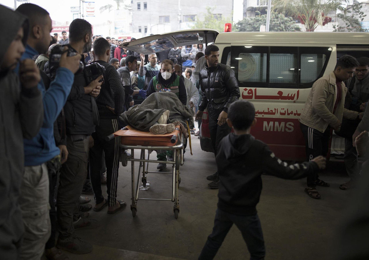 Hospital Khan Yunis en Gaza. Foto: Reuters.