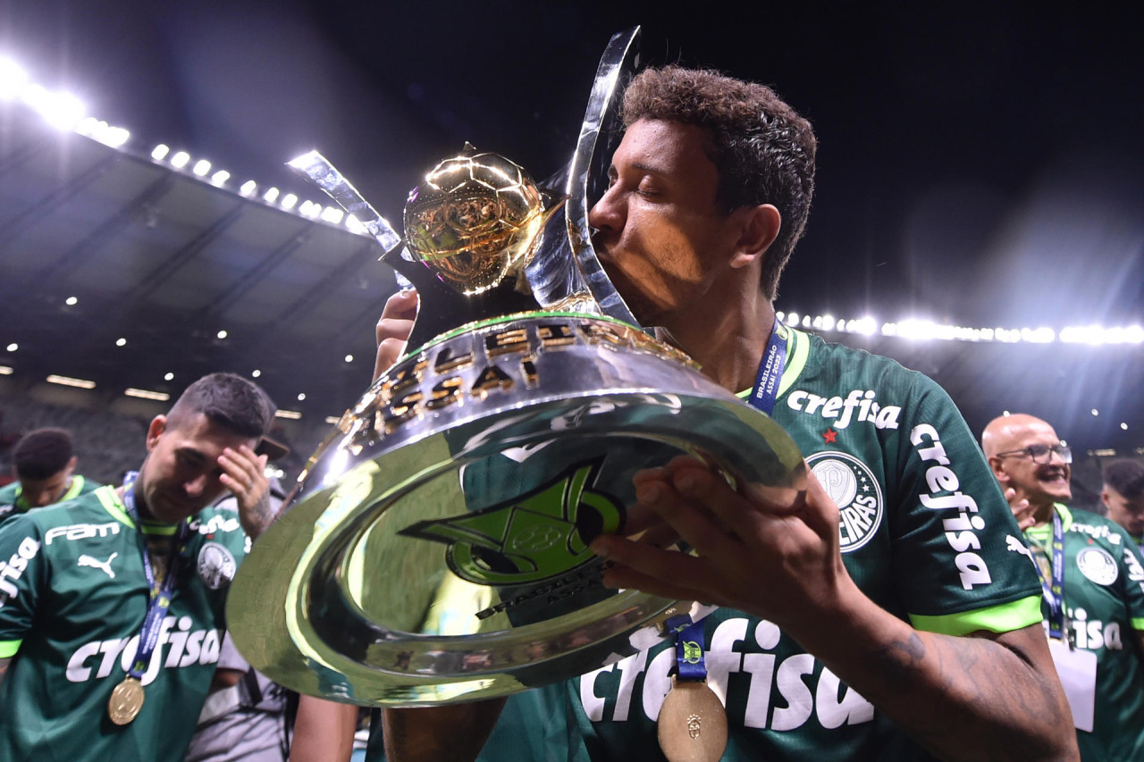 Palmeiras se coronó en Brasil. Foto: EFE.