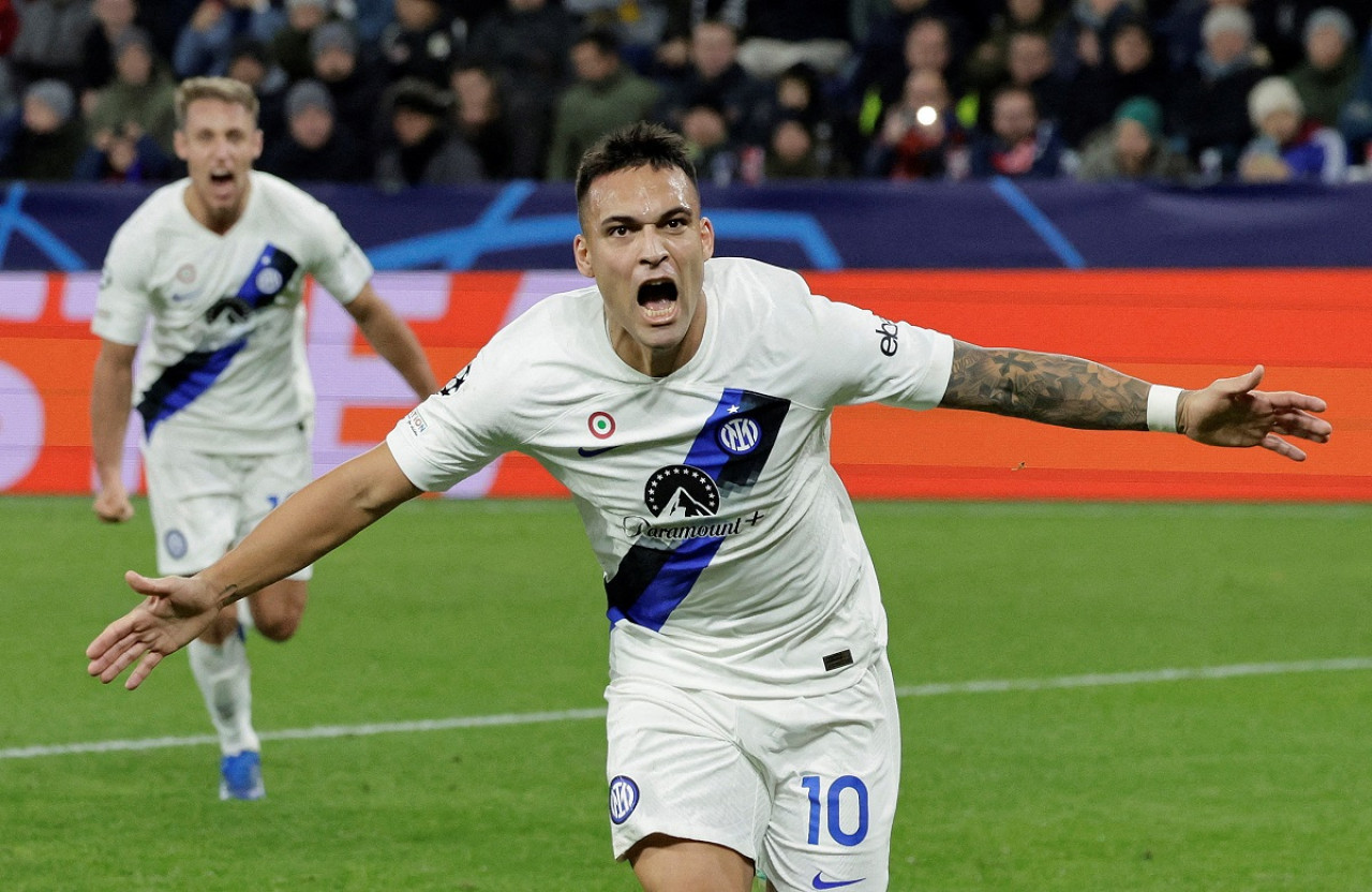 Lautaro Martínez es uno de los máximos referentes de Inter de Milán. Foto: Reuters.