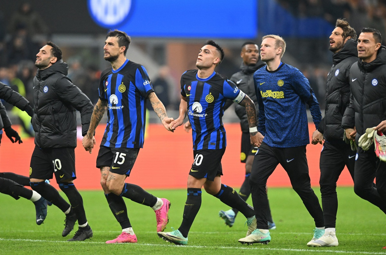 El Inter de Milán marcha puntero en la Serie A y la Champions League. Foto: Reuters.