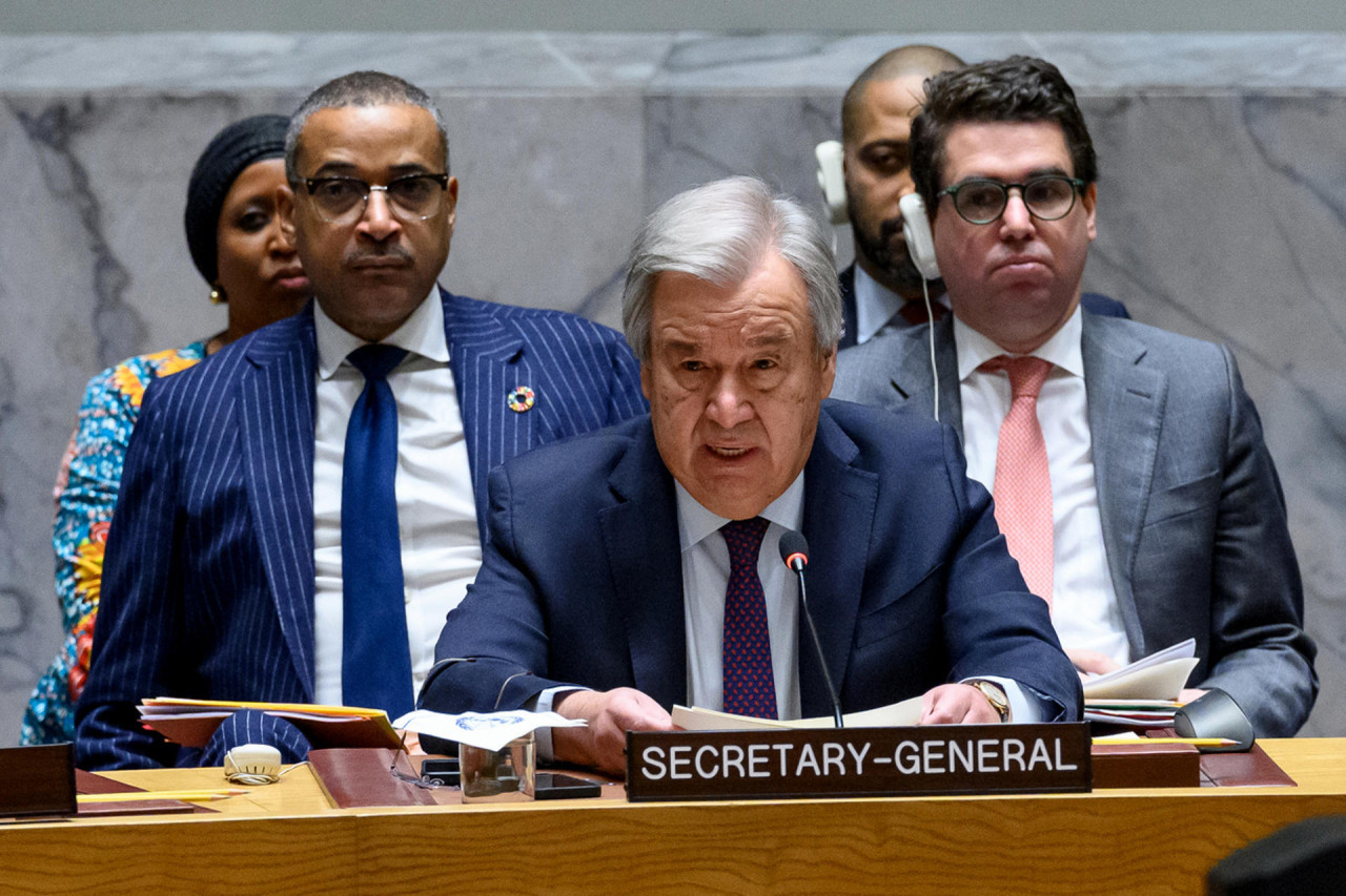 Antonio Guterres, secretario general de la ONU. Foto: EFE