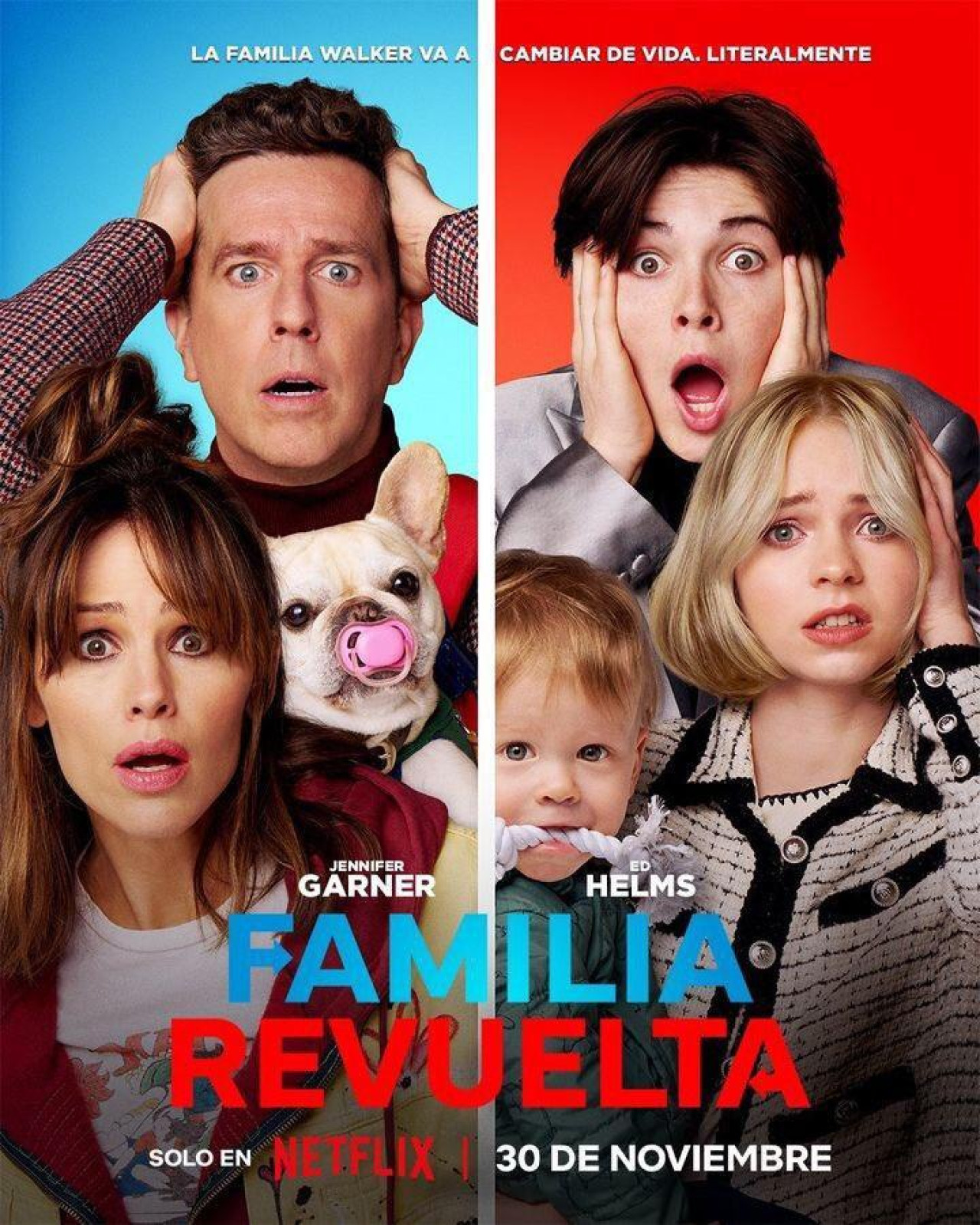 Familia revuelta. Foto: X.