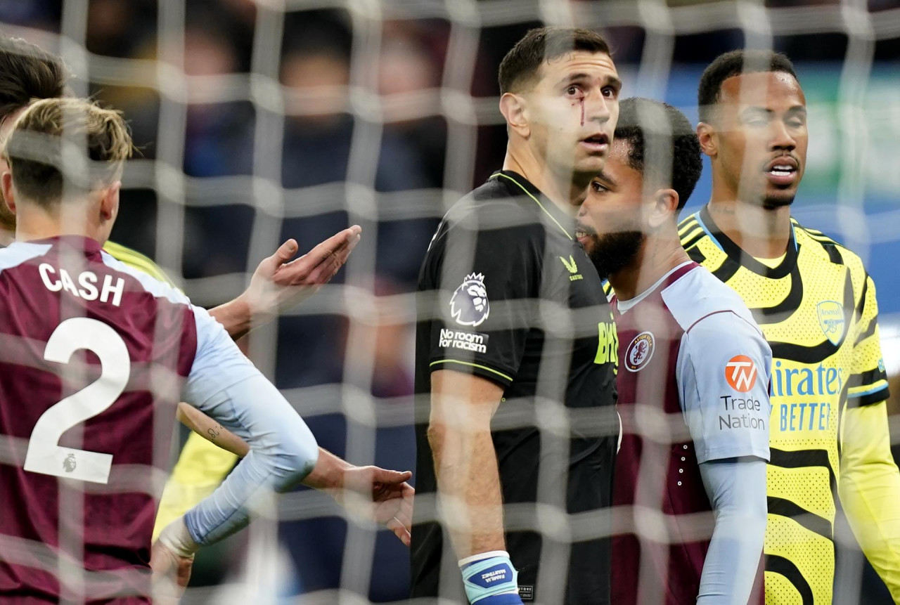 Dibu Martínez, Aston Villa. Foto: EFE