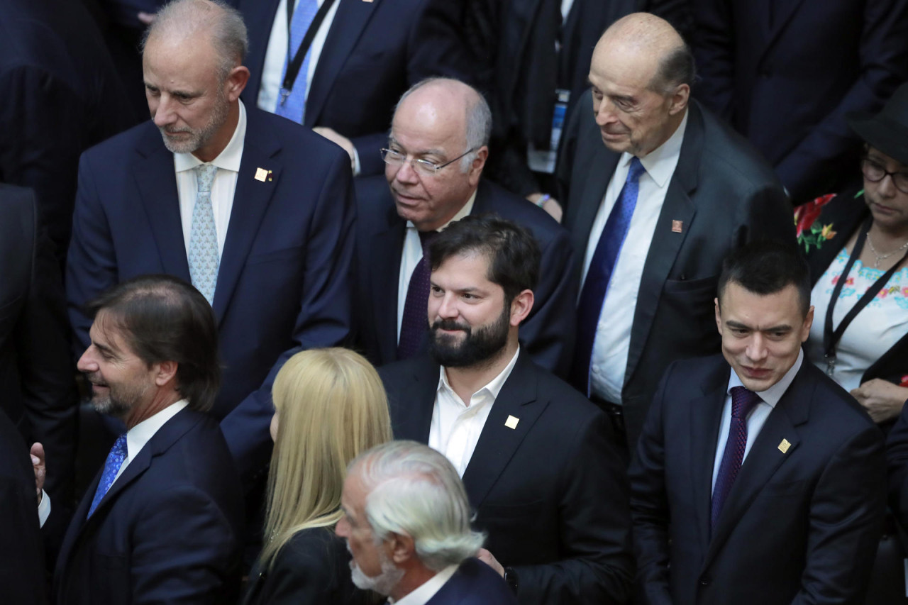 Asunción de Javier Milei. Foto: EFE