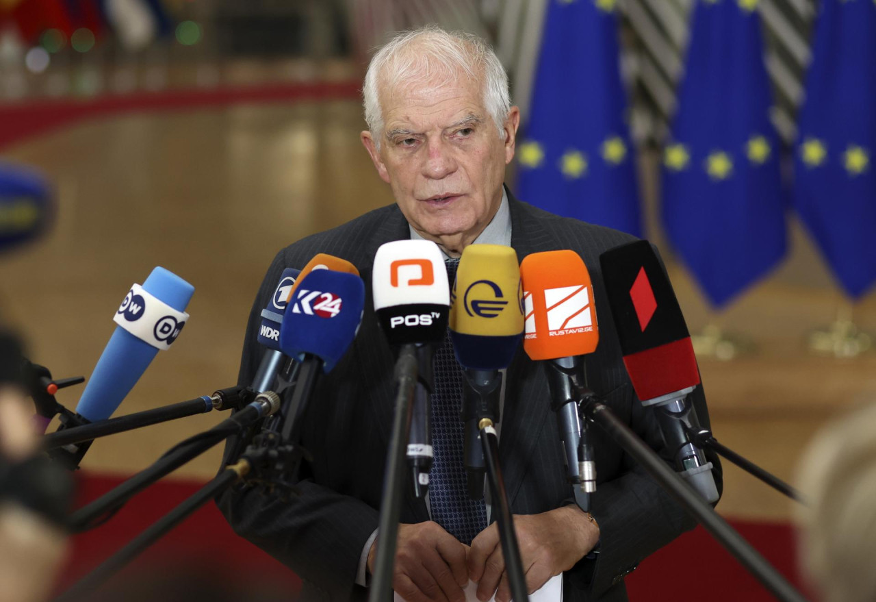 Josep Borrell, Canciller de la Unión Europea. Foto: EFE.