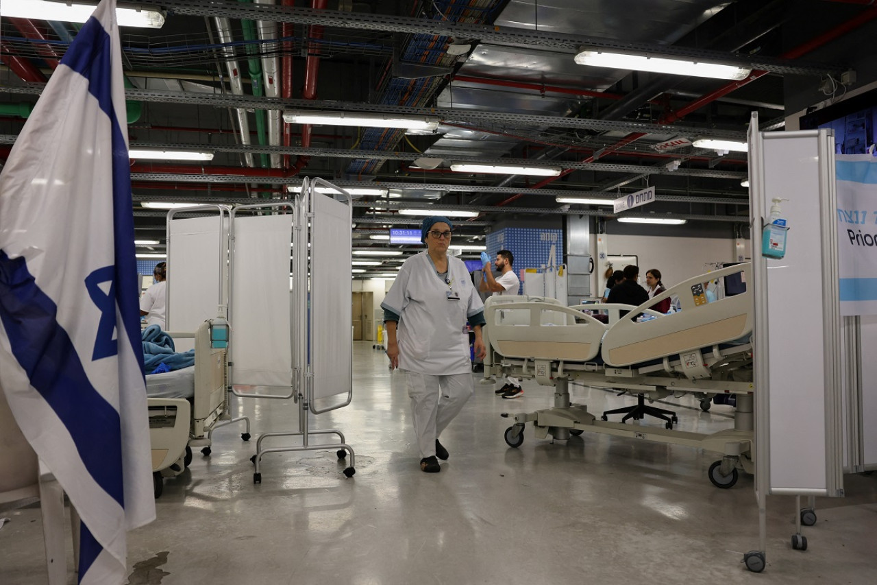 Médicos del Centro Médico Sourasky de Tel Aviv. Foto: Reuters.