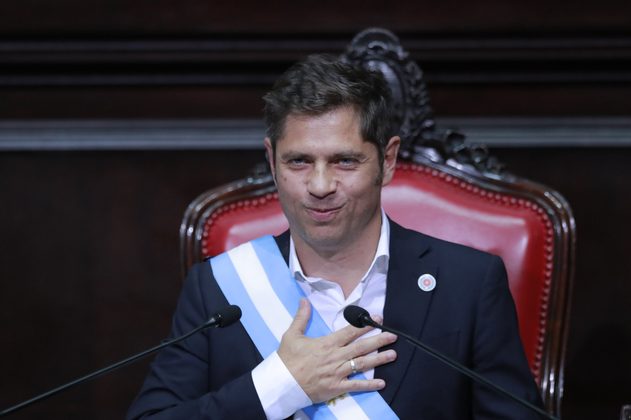 Kicillof asumió su segundo mandato. Foto: NA