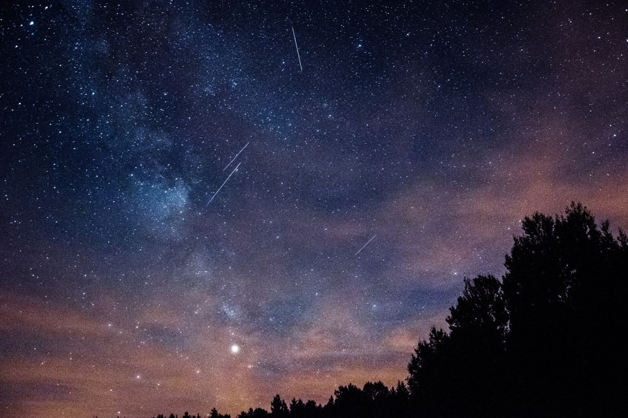 Lluvia de meteoros. Foto: Unsplash.