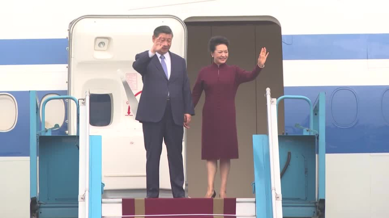 Xi Jinping llega a Vietnam. Foto: Reuters.