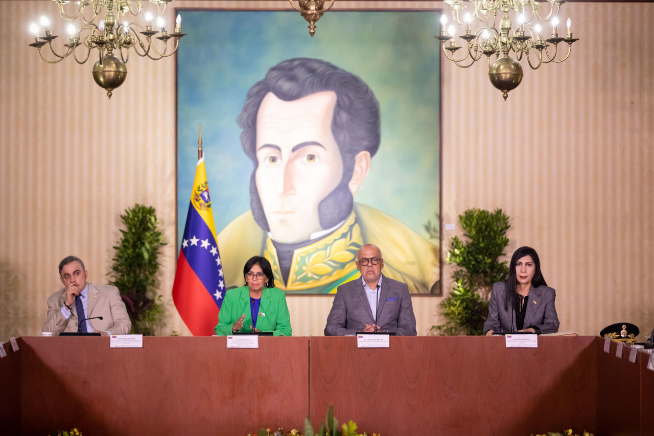 Reunión de la Alta Comisión para la Defensa de la Guayana Esequiba, en Caracas (Venezuela). EFE