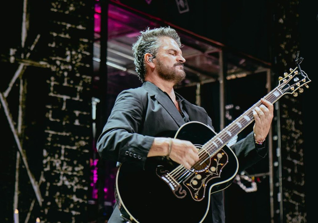 Ricardo Arjona en Vélez. Foto: NA.