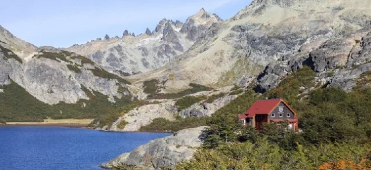 Refugio San Martín - Laguna Jakob. Foto: NA