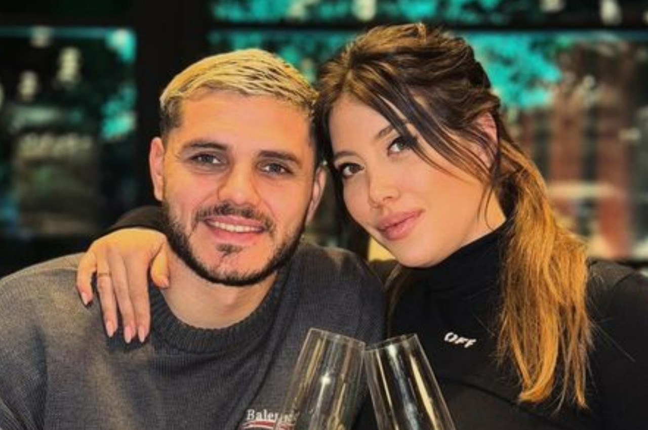 Wanda Nara y Mauro Icardi. Foto: Instagram.