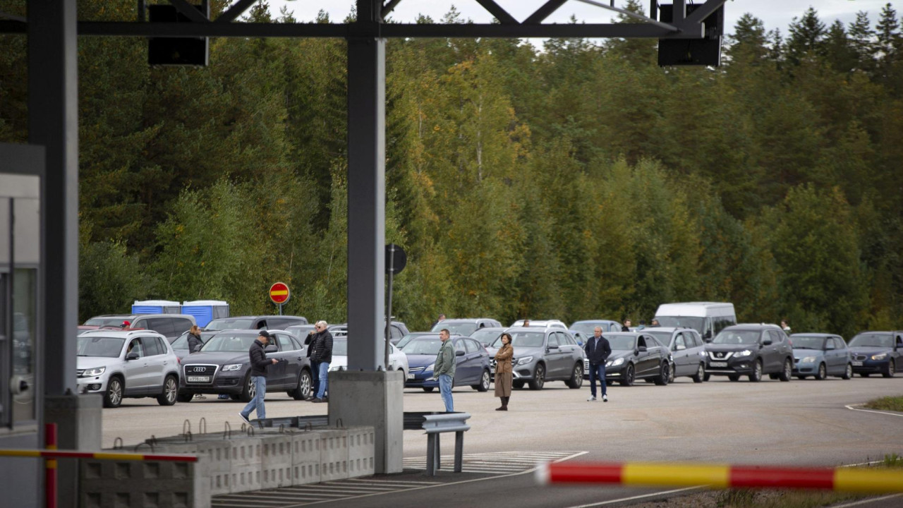 Frontera en Finlandia. Foto: EFE