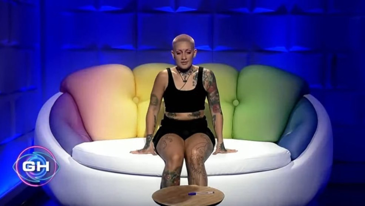 Furia de "Gran Hermano". Foto: Captura.