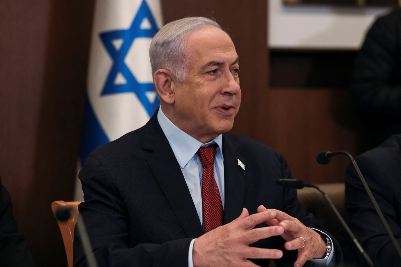 Benjamin Netanyahu, primer ministro de Israel. Foto: Reuters.