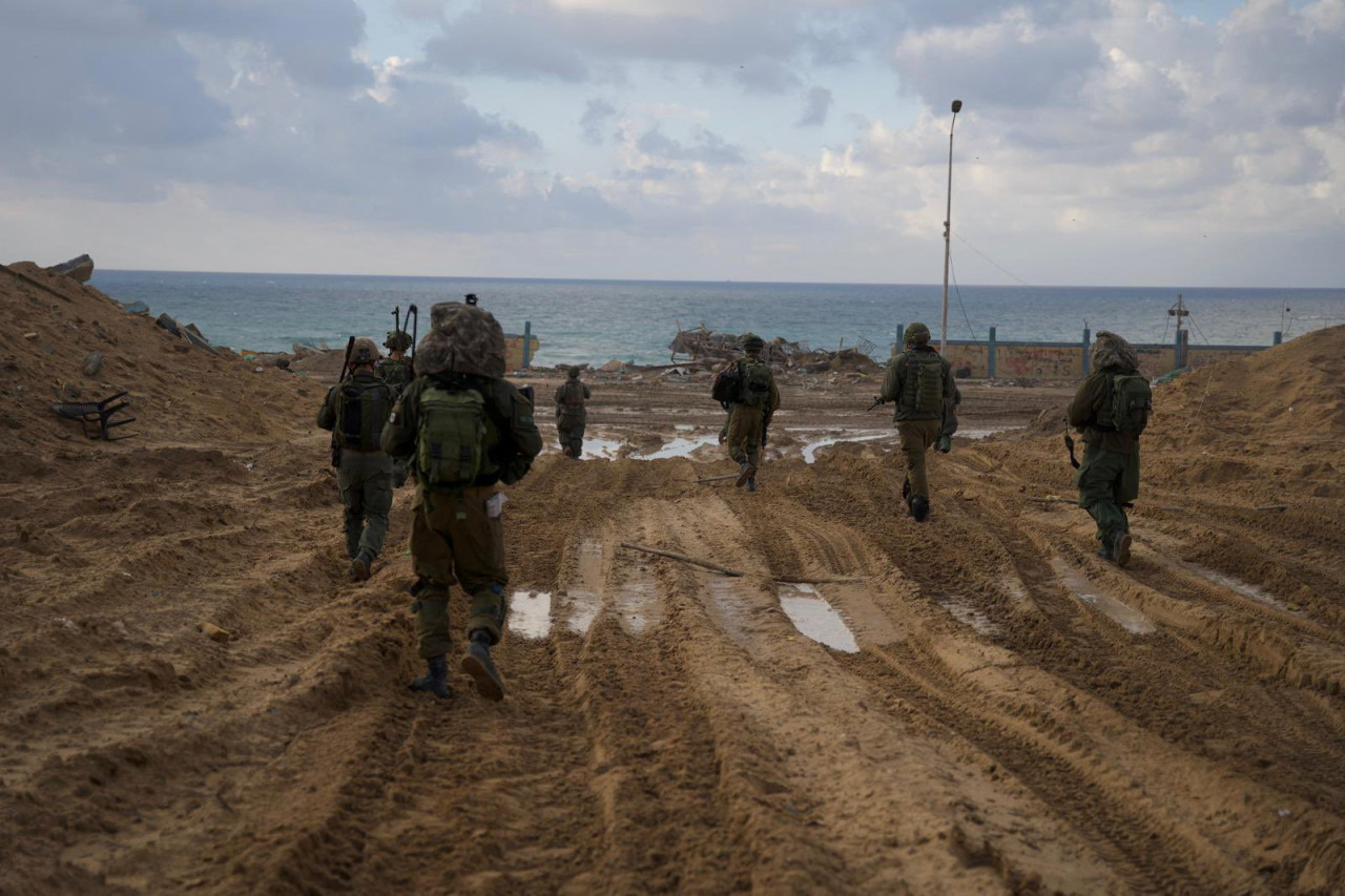 Ejército israelí en Gaza. Foto: Reuters.