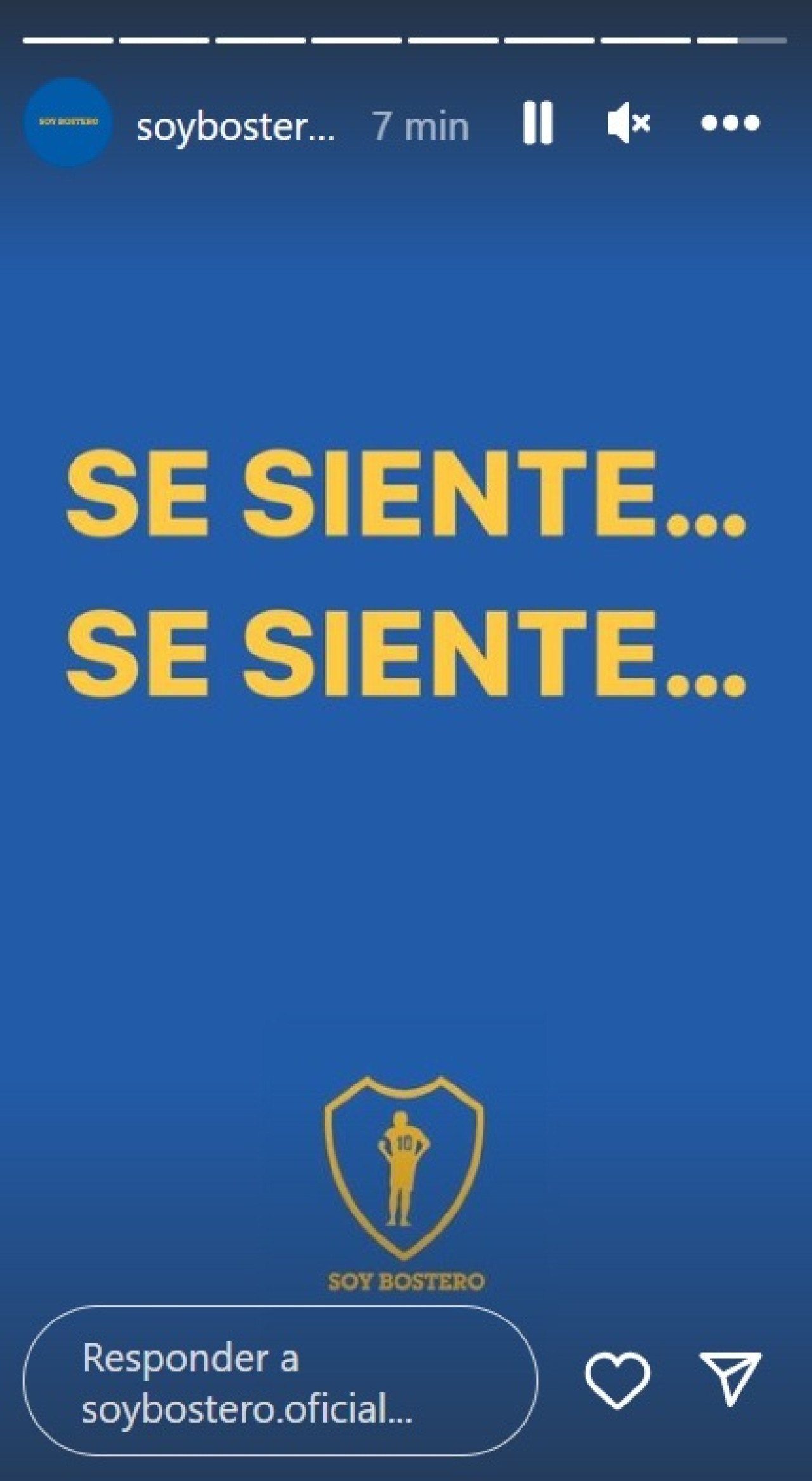 El posteo de la agrupación liderada por Riquelme.