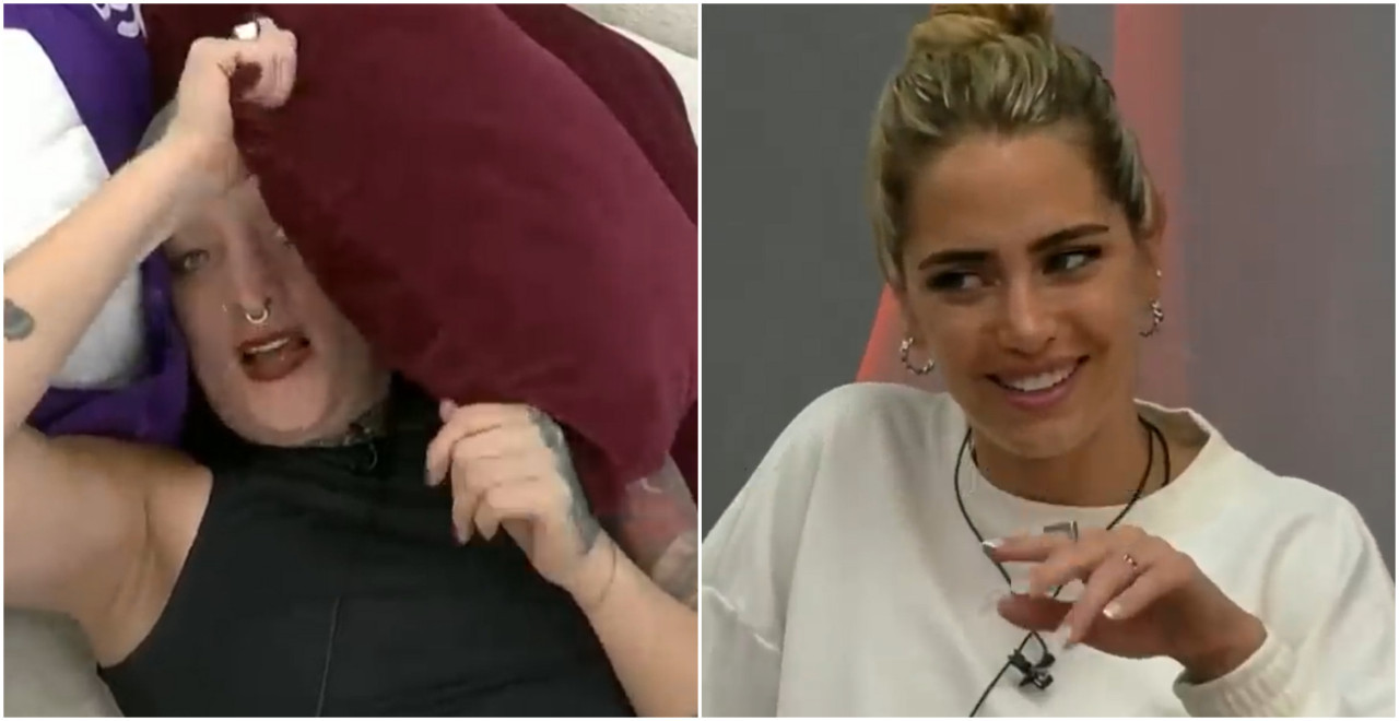 Furia y Sabrina de Gran Hermano. Fotos: captura Telefe.